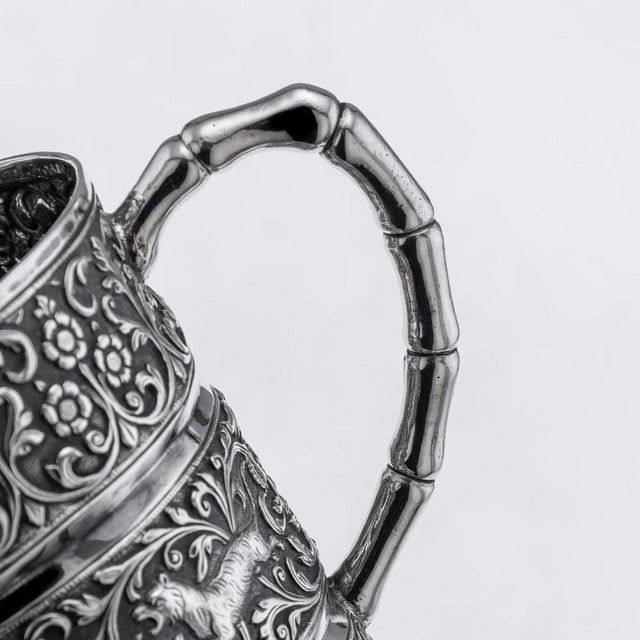 Antique Indian Kutch Silver Mug, 1890 For Sale - Image 15 of 18
