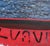 Moisés Villafuerte "Salvavida" Blue, Red, and White Contemporary Seascape Painting with Texts, 2023 For Sale - Image 11 of 11