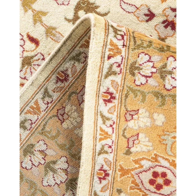 Mogul, One-of-a-Kind Hand-Knotted Area Rug in Ivory, 4' 2" x 6' 3" For Sale In New York - Image 6 of 8