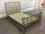 Contemporary Crate & Barrel Wembley Kids Twin Antique Brass Bed For Sale - Image 3 of 12