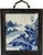 Blue Blue Asian Antique Set of Four Chinese Blue and White Porcelain Plaques, Signed & Inscribed Shanshui Landscapes, Ebonized FramesTiles For Sale - Image 8 of 9