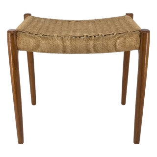 Vintage 80A Ottoman in Teak by Niels Otto Møller for J.L. Møller Møbelfabrik, 1960s For Sale