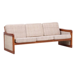 Mid-Century Teak and Fabric Daybed from Drylund, 1970s For Sale