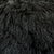 Boho Chic Tibetan Black Lamb Fur Pouf For Sale - Image 3 of 4
