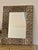 Rustic Vintage Handcrafted Embossed Tin Ceiling Tile Wall Mirror/Antique Patina 22.5”x28.25” For Sale - Image 3 of 8