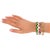 Missoni Set of Silvered Zig-Zag Bangle Bracelet with Multicolor Enamel For Sale - Image 9 of 9