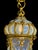 Metal CVenetian Opal Glass Lanterns and Sconce, Murano, 1950s, Set of 2 For Sale - Image 7 of 18