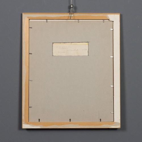 Textile Francesco Arata, Untitled, Pen on Paper, Framed For Sale - Image 7 of 9