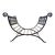Vintage Forged Iron Firewood Holder For Sale