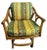 Brown 1960s Coastal Rattan Bamboo Dining Table & 4 Chairs Glass Top For Sale - Image 8 of 9