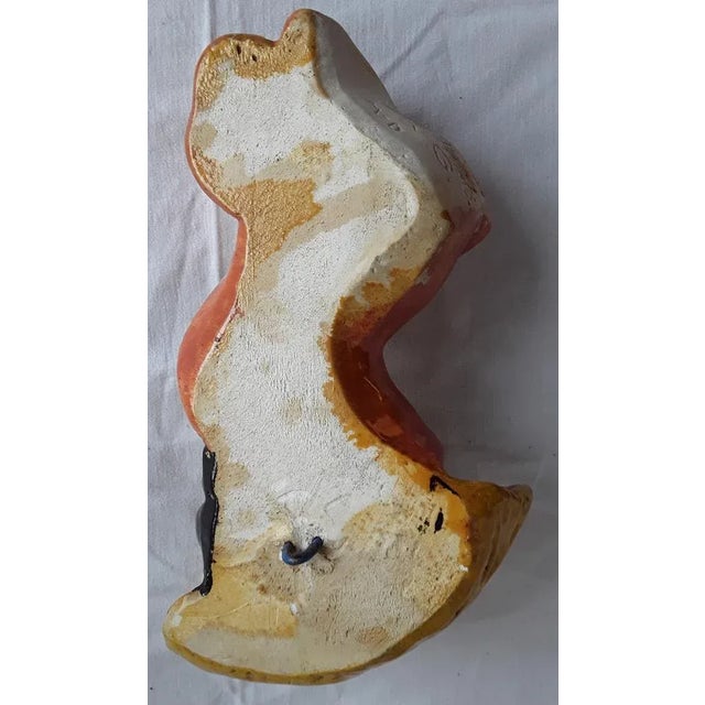 Vintage Womens Bust in Colored Glazed Ceramic by Studio MG, 1960s For Sale - Image 4 of 6