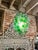 1990s Light Fixture of Recycled Hand Blown Glass For Sale - Image 4 of 11