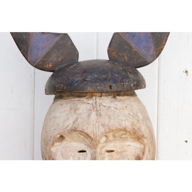 19th Century Rare Antique Punu Tribal Mask For Sale - Image 5 of 9