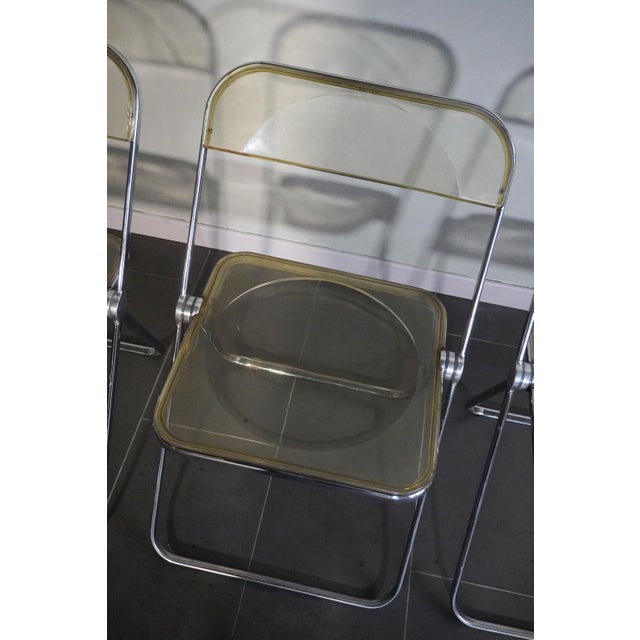 Vintage Plia Chairs by Giancarlo Piretti for Anonima Castelli, 1970s, Set of 4 For Sale - Image 6 of 10