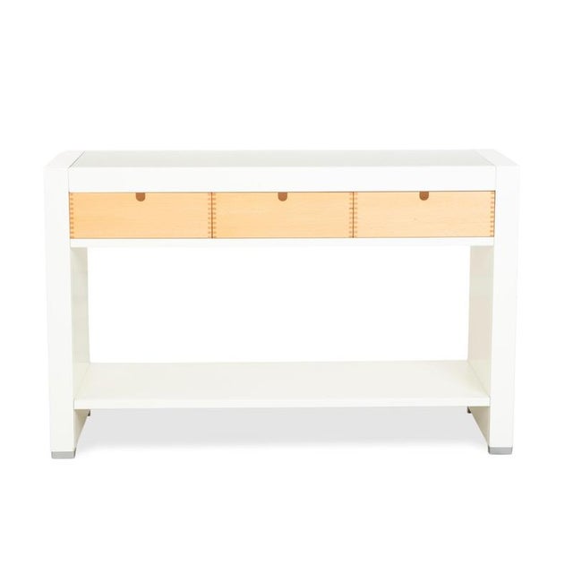 Wooden Sideboard in White and Brown from Hülsta For Sale - Image 12 of 16