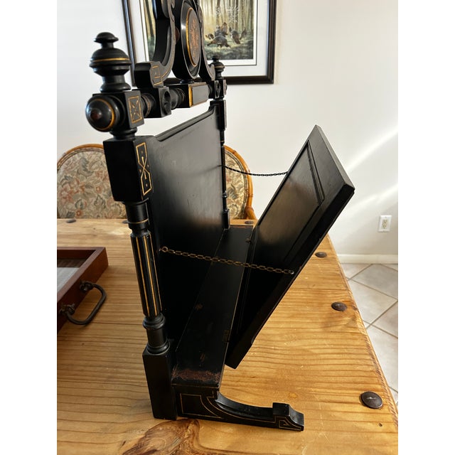 Late Victorian 19th C Chinoiserie Decorated Portfolio or Magazine Stand For Sale - Image 10 of 10