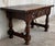 20th Century Spanish Carved Table with Iron Stretchers and Drawer For Sale - Image 18 of 18