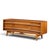 Young Manufacturing Young Manufacturing Mid Century Walnut Curved Credenza and Hutch For Sale - Image 4 of 11