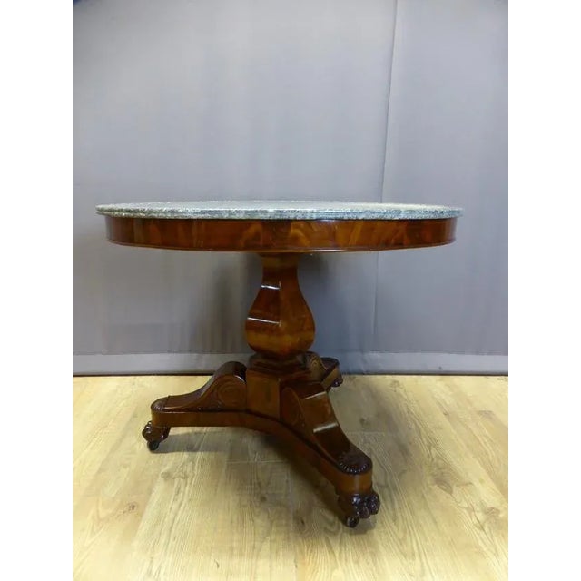 Antique Restoration Period Pedestal Table For Sale - Image 6 of 7