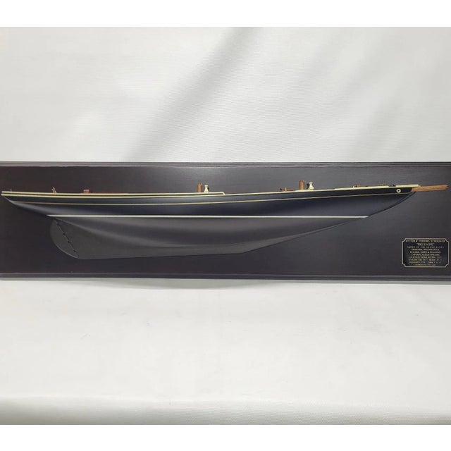 Early 21st Century Half Model of the Fishing Schooner Bluenose For Sale - Image 5 of 12