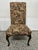 Black Vintage Chinoiserie Tapestry Chair For Sale - Image 8 of 8