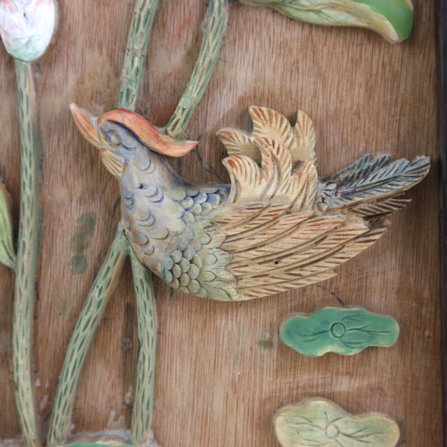 Pair of Rosewood Frames With Bogu Pattern Wall Screens For Sale In New York - Image 6 of 11