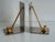 Chrome Late 20th Century Brass and Chrome Golf Bookends For Sale - Image 8 of 8