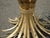 Vintage Italian Gold Wheat Sheaf Side Table For Sale - Image 10 of 11