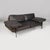 Italian modern black leather sofa Diesis by Antonio Citterio and Paolo Nava for B&B Italia, 1980s Two-seater sofa model...
