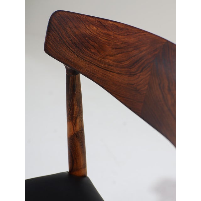 Danish 343 Dining Chairs in Rosewood by Knud Faerch for Slagelse Møbelværk, 1960s, Set of 6 For Sale - Image 14 of 18