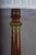 Brass Vintage Neoclassical Style Turned Wood Column Table Lamp, Brass Collar Accents For Sale - Image 8 of 8