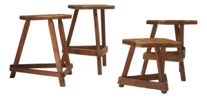 Antique English in Oak, 1800s, Set of 4