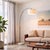 The Scallop 92" Arc Lamp is a modern masterpiece designed by Peter Morelli in 1960. This striking arc lamp features a...