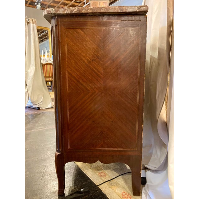 French French 4 Drawer Commode For Sale - Image 3 of 9