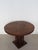 Table or Gueridon with circular top in burl wood foot in solid dark wood, made in Italy in the 1930s