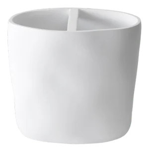 Montecito Toothbrush Holder, White