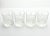 Contemporary 1980s Vintage Crystal Cocktail Old Fashioned Tumbler Glasses, Fan & X Cuts - Set of 4 For Sale - Image 3 of 7
