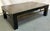 Vintage Chinoiserie Style Black Lacquer Coffee Table With Gold Floral Designs For Sale - Image 10 of 18