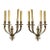 Early 20th Century Brass Sconces - a Pair For Sale