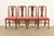Baker Furniture Style Federal Inlaid Mahogany Dining Chairs, Set of Four For Sale - Image 12 of 12