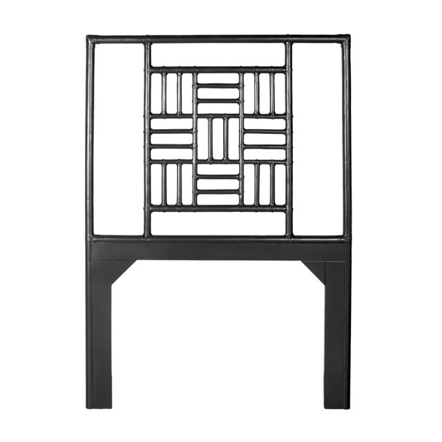 Not Yet Made - Made To Order Finn Platform Bed Twin Extra Long - Black For Sale - Image 5 of 12