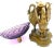 19th Century Russian Ormolu & Amethyst Glass Swan Centerpiece, Atrib to Imperial Glass Works For Sale - Image 5 of 5