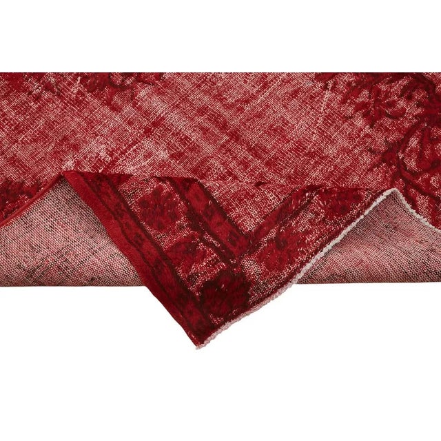 Turkish Hand Carved Rug For Sale - Image 6 of 7