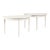 19th Century Swedish White Demi Lune Console Tables For Sale