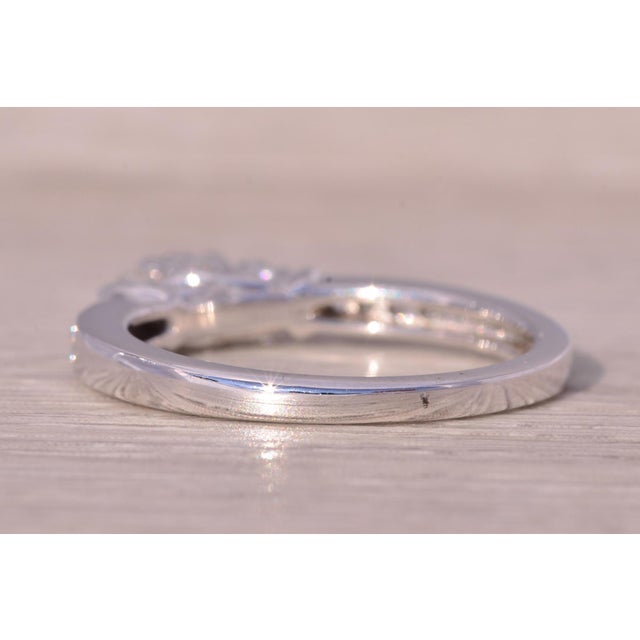 The Gateshead: Contemporary Past Present Future Natural Diamond Ring in White Gold For Sale In Philadelphia - Image 6 of 11