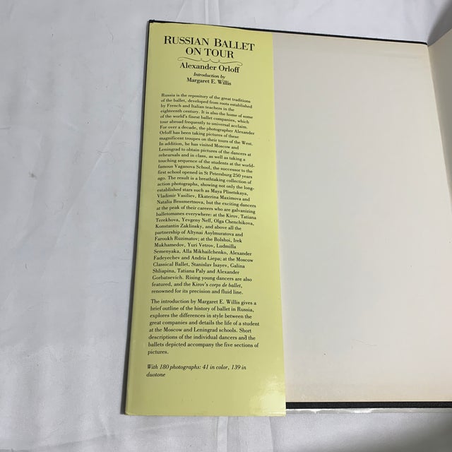 1980s Russian Ballet on Tour - By Alexander Orloff - Introduction by Margaret E. Willis - Hardcover Book - 1989 For Sale - Image 5 of 11