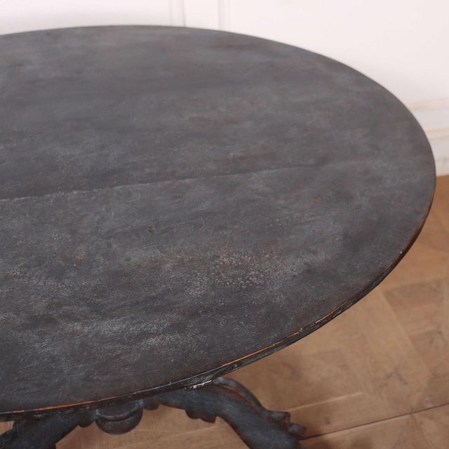 Swedish Painted Supper Table For Sale - Image 6 of 8