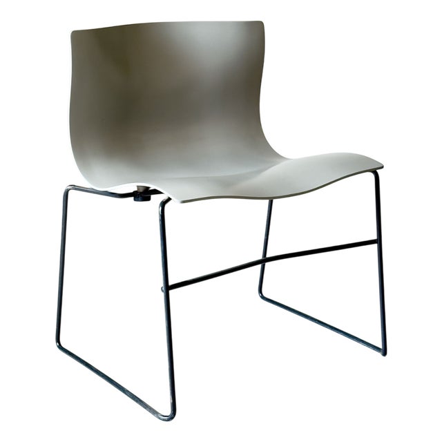 Silver Handkerchief Chairs by Massimo & Lella Vignelli for Knoll, 1980s, Set of 6 For Sale