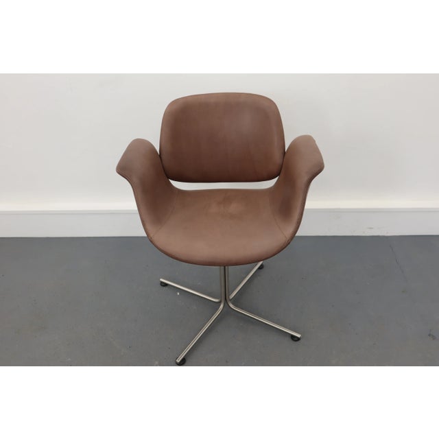 Brown Flamingo Armchair by Foersom & Hjorth-Lorenzen for Erik Jørgensen, 2000s For Sale - Image 8 of 18