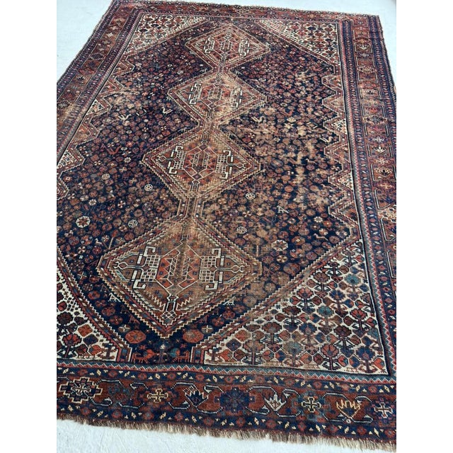 All of our antique & vintage rugs are professionally cleaned prior to being listed Name: INFINITELY Charming Southwest...